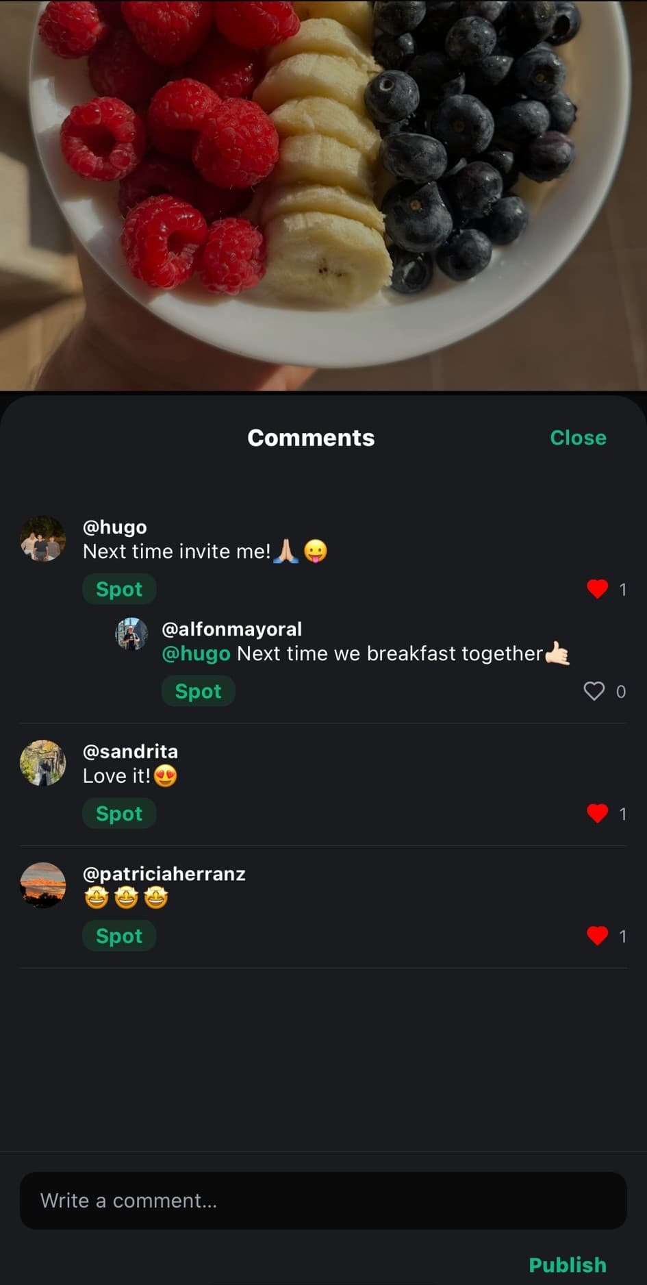 Screenshot Social Spotter AI